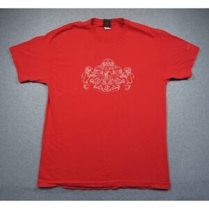 Vintage Spitfire Shirt Mens Large Red Skateboard Graphic Tee Streetwear Y2K